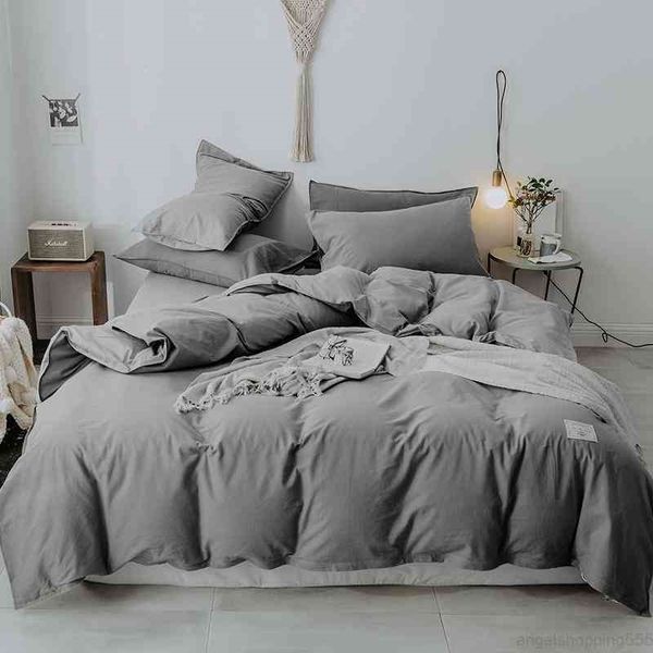 new gray blue 100%cotton duvet cover fitted bed sheet set 4pcs /king twin size bedding sets bedclothes parure de lit
new gray blue 100%cotton duvet cover fitted bed sheet set 4pcs /king twin size bedding sets bedclothes parure de lit