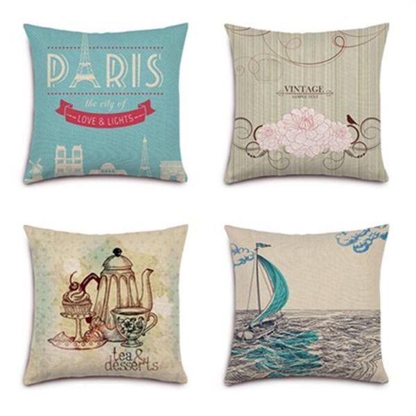 nordic style paris printed cushion cover home textile decor linen cotton throw pillowcase use in sofa car square cojines cushion/decorative
nordic style paris printed cushion cover home textile decor linen cotton throw pillowcase use in sofa car square cojines cushion/decorative