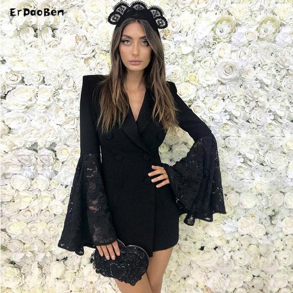women's suits & blazers erdaoben blazer feminino costume celebrity runway trumpet jackets elegant h5304, White;black
women's suits & blazers erdaoben blazer feminino costume celebrity runway trumpet jackets elegant h5304, White;black