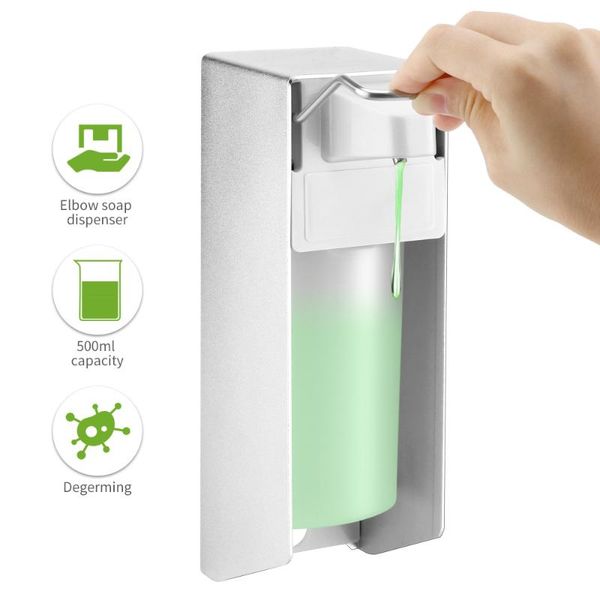 liquid soap dispenser 500ml manual elbow spraying bottle wall-mounted sanitizer bathroom accessories
liquid soap dispenser 500ml manual elbow spraying bottle wall-mounted sanitizer bathroom accessories
