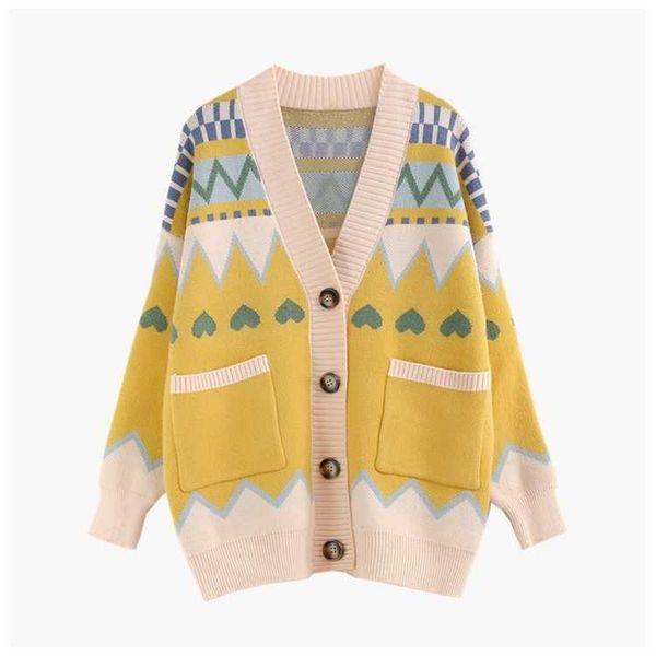 h.sa women sweater cardigan knitted long cardigan v neck retro vintage geomertric oversized cardigans button up casaco feminino 210716, White;black
h.sa women sweater cardigan knitted long cardigan v neck retro vintage geomertric oversized cardigans button up casaco feminino 210716, White;black