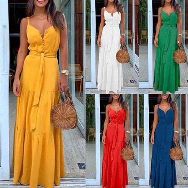 fashion sleeveless backelss summer women dress yellow white casual spaghetti strap dresses button long, Black;gray
fashion sleeveless backelss summer women dress yellow white casual spaghetti strap dresses button long, Black;gray