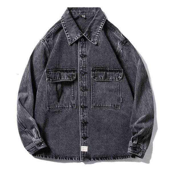 men's jackets casual oversized denim jaqueta masculina grande bolso chique design simples personalidade algodão masculino marca vestuár, Black;brown
men's jackets casual oversized denim jaqueta masculina grande bolso chique design simples personalidade algodão masculino marca vestuár, Black;brown