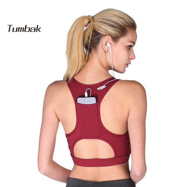 gym clothing outdoors back pocket sports yoga bra women shockproof running bras padded fitness wireless brassiere underwear, White;black
gym clothing outdoors back pocket sports yoga bra women shockproof running bras padded fitness wireless brassiere underwear, White;black