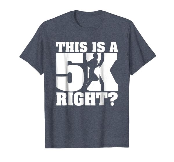 this is a 5k right funny running t shirt for marathon run, White;black