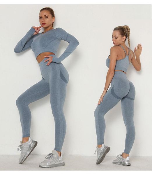 yoga outfit seamless set women workout sportswear gym clothing fitness long sleeve crop high waist leggings+sport bra sports suits
yoga outfit seamless set women workout sportswear gym clothing fitness long sleeve crop high waist leggings+sport bra sports suits