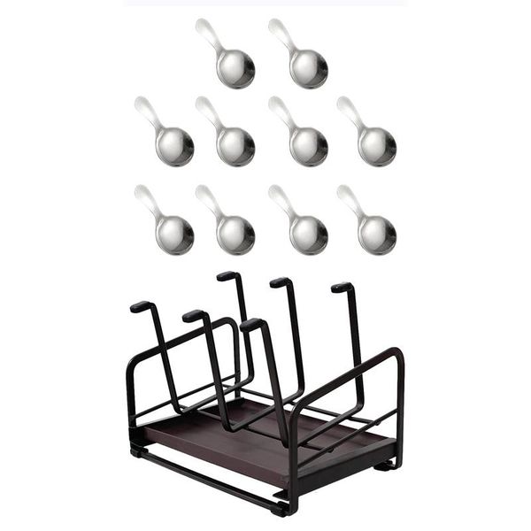 pcs stainless steel short handle spoons mini salt silver with cup drying rack stand drain tray
pcs stainless steel short handle spoons mini salt silver with cup drying rack stand drain tray