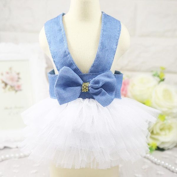 dog apparel denim white skirt sling dress lace tulle pet clothes for small party birthday wedding bowknot puppy
dog apparel denim white skirt sling dress lace tulle pet clothes for small party birthday wedding bowknot puppy