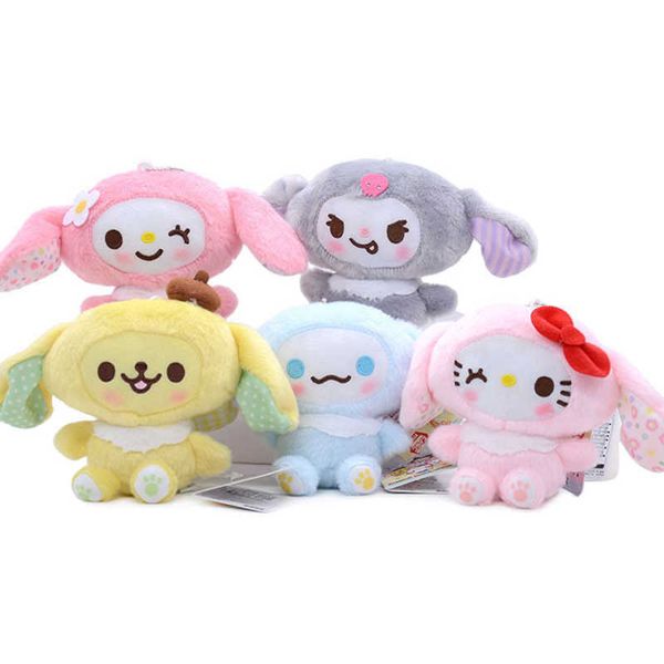 10cm pasen dag kuromi mymelody cinnamorol onpompurin kitty soft gevulde plush doll anime kawali decorative keychain child toy
10cm pasen dag kuromi mymelody cinnamorol onpompurin kitty soft gevulde plush doll anime kawali decorative keychain child toy