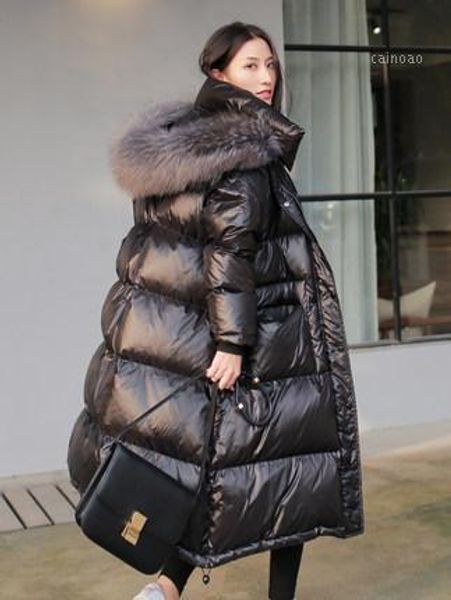 women's down & parkas 2021 jacket winter warm coat women raccoon fur collar korean duck puffy chaquetas mujer, Black
women's down & parkas 2021 jacket winter warm coat women raccoon fur collar korean duck puffy chaquetas mujer, Black