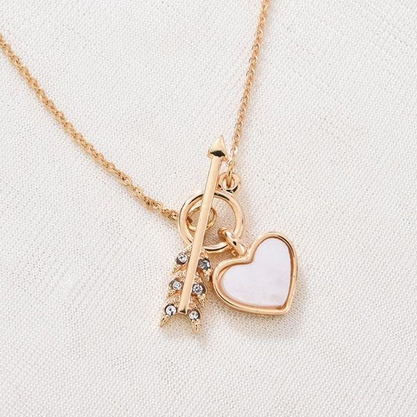 pendant necklaces luxurious love valentine day women chain necklace golden arrow pierced jewelry accessories girlfriend gifts, Silver
pendant necklaces luxurious love valentine day women chain necklace golden arrow pierced jewelry accessories girlfriend gifts, Silver