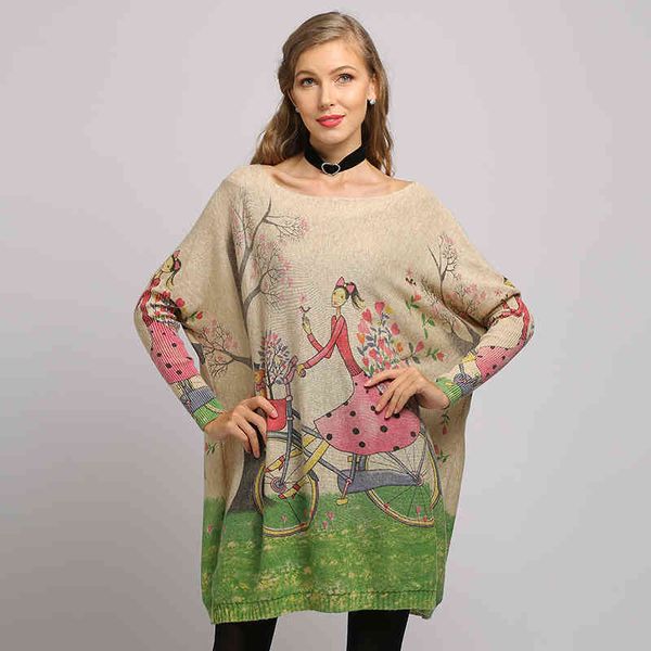 dresses woman sweater oversized long batwing sleeve pullovers o-neck knitted fashion loose female casual flower girl print clothes zrd3, Black;gray
dresses woman sweater oversized long batwing sleeve pullovers o-neck knitted fashion loose female casual flower girl print clothes zrd3, Black;gray