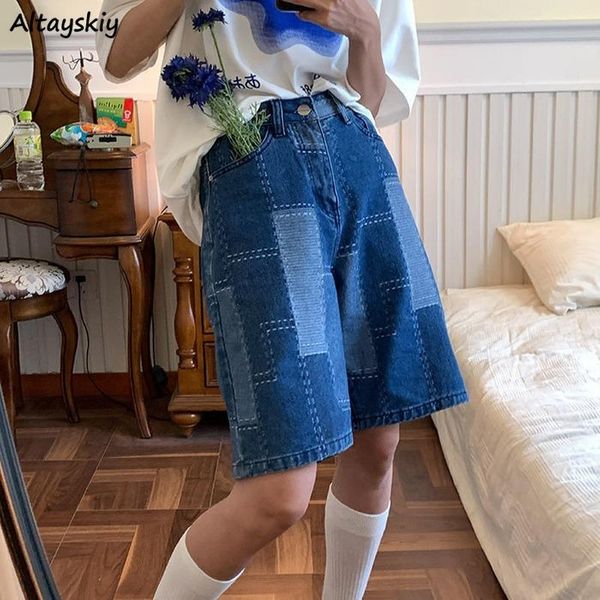 women's shorts denim women knee length high street patchwork loose fashionable students all-match waist plus size s-4xl summer chic, White;black
women's shorts denim women knee length high street patchwork loose fashionable students all-match waist plus size s-4xl summer chic, White;black