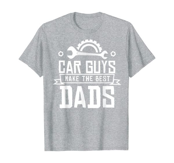 car guys make the fathers dads mechanic tee, White;black 
car guys make the fathers dads mechanic tee, White;black