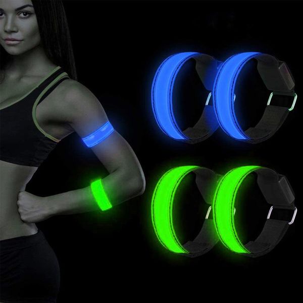 elbow & knee pads led luminous running armband usb rechargeable bracelet night cycling reflective safety warning wristband arm band, Black;gray
elbow & knee pads led luminous running armband usb rechargeable bracelet night cycling reflective safety warning wristband arm band, Black;gray