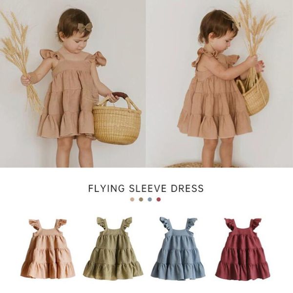 girl's dresses ruffles lace girls beach dress summer vintage linen cotton infant kids for clothing toddler cake child, Red;yellow
girl's dresses ruffles lace girls beach dress summer vintage linen cotton infant kids for clothing toddler cake child, Red;yellow