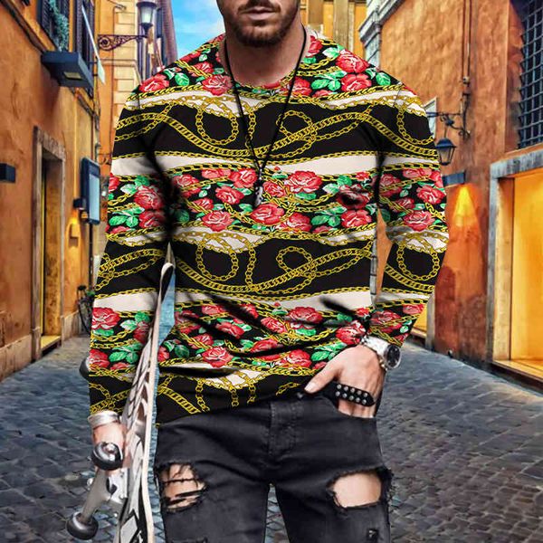 tees,polos plus-size fashion man spring and autumn men's large 3d printing chain high collar long sleeve t-shirt
tees,polos plus-size fashion man spring and autumn men's large 3d printing chain high collar long sleeve t-shirt