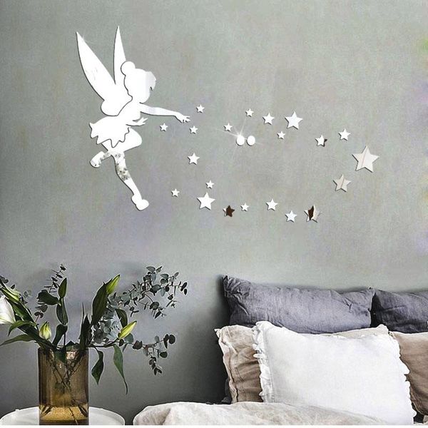 wall stickers environmental protection acrylic mirror paste bedroom decora living room angel star little fairy ju0046
wall stickers environmental protection acrylic mirror paste bedroom decora living room angel star little fairy ju0046