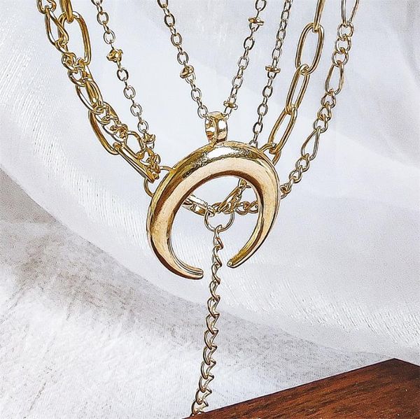 chains arrival 2021 dainty necklace for evening party star and moon pendant jewelry creative multilayer golden stackable, Silver
chains arrival 2021 dainty necklace for evening party star and moon pendant jewelry creative multilayer golden stackable, Silver