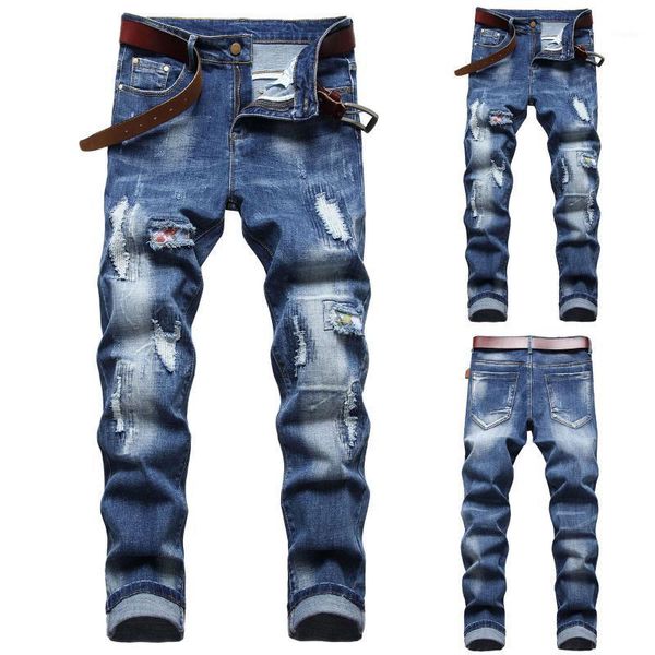 men's pants fashion men's casual jeans slim-cut retro high street and solid color hole trousers streetwear oversize, Black
men's pants fashion men's casual jeans slim-cut retro high street and solid color hole trousers streetwear oversize, Black
