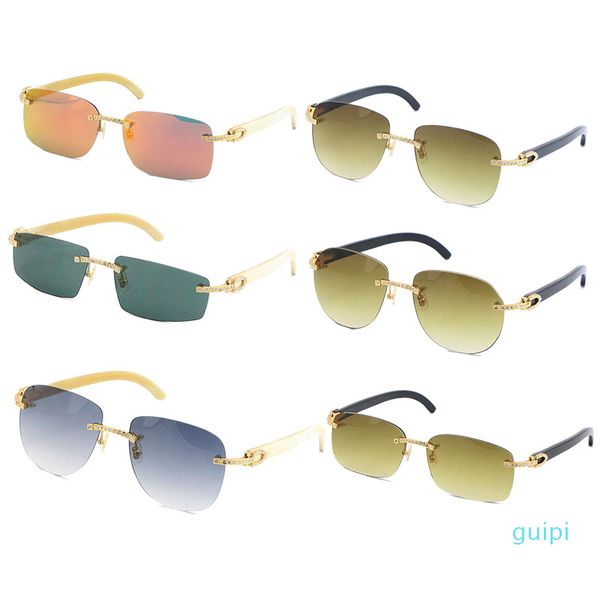 samll diamond glasses rimless white buffalo horn sunglasses samll diamond sun glasses c decoration gold frame size:53-18-140mm, White;black
samll diamond glasses rimless white buffalo horn sunglasses samll diamond sun glasses c decoration gold frame size:53-18-140mm, White;black