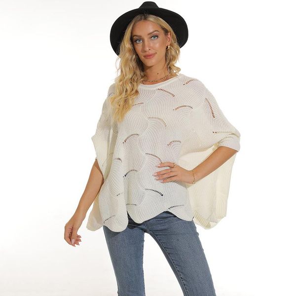 women's sweaters donsignet women sweater 2021 autumn and winter ladies fashion hollow out bat sleeve clothing, White;black
women's sweaters donsignet women sweater 2021 autumn and winter ladies fashion hollow out bat sleeve clothing, White;black