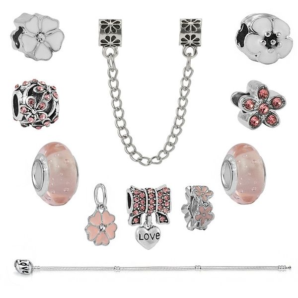 fits pandora biagi bracelets 20pcs heart pink flower enamel silver safety chain charm bead bowknot beads for wholesale diy european sterling, Black
fits pandora biagi bracelets 20pcs heart pink flower enamel silver safety chain charm bead bowknot beads for wholesale diy european sterling, Black