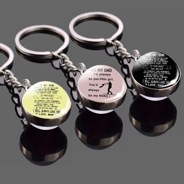 keychains to my dad/son/daughter keychian trendy glass ball key chain family birthday party gifts mom dad anniversary jewelry wholesale, Silver
keychains to my dad/son/daughter keychian trendy glass ball key chain family birthday party gifts mom dad anniversary jewelry wholesale, Silver