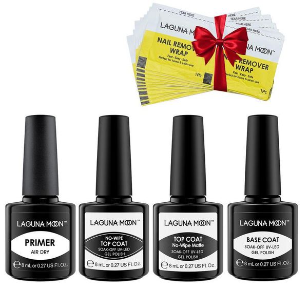nail gel lagunamoon 4pcs gift set base coat maprimer for polish with 20pcs remover wrap manicure, Red;pink
nail gel lagunamoon 4pcs gift set base coat maprimer for polish with 20pcs remover wrap manicure, Red;pink