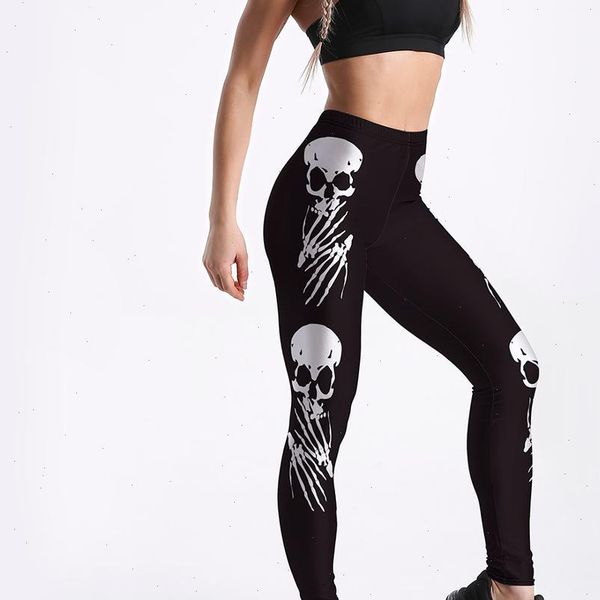 summer womens leggings workout black skull fashion women sports overalls compression push up gothic pants
summer womens leggings workout black skull fashion women sports overalls compression push up gothic pants