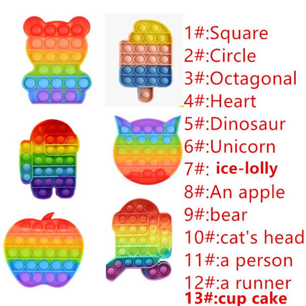 rainbow colorful decompression toys bubble sensory pop toy autism anxiety stress reliever for students office workers with opp bags
rainbow colorful decompression toys bubble sensory pop toy autism anxiety stress reliever for students office workers with opp bags