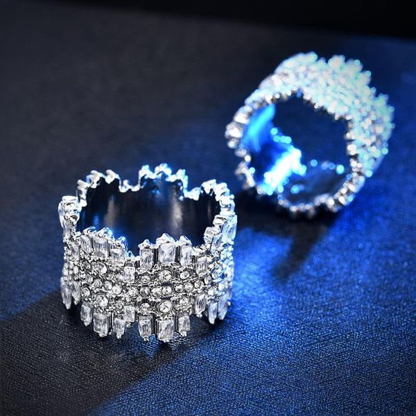 wedding rings trendy crystal engagement for women white zircon cubic elegant female jewelry, Slivery;golden
wedding rings trendy crystal engagement for women white zircon cubic elegant female jewelry, Slivery;golden