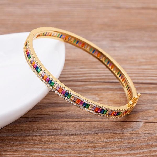 bangle arrival rainbow crystal bracelets cubic zirconia easy wear buckle design women bangles fashion accessories party gift, Black
bangle arrival rainbow crystal bracelets cubic zirconia easy wear buckle design women bangles fashion accessories party gift, Black