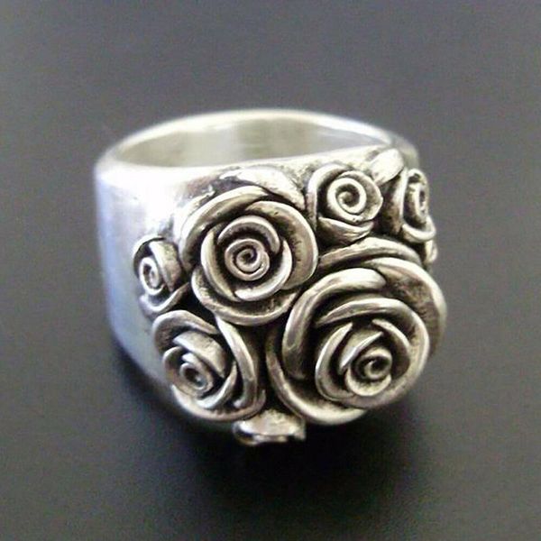 cluster rings fdlk fashion retro flower for women silver color manual sculpture roses plant vintage ring jewelry christmas gift, Golden;silver
cluster rings fdlk fashion retro flower for women silver color manual sculpture roses plant vintage ring jewelry christmas gift, Golden;silver