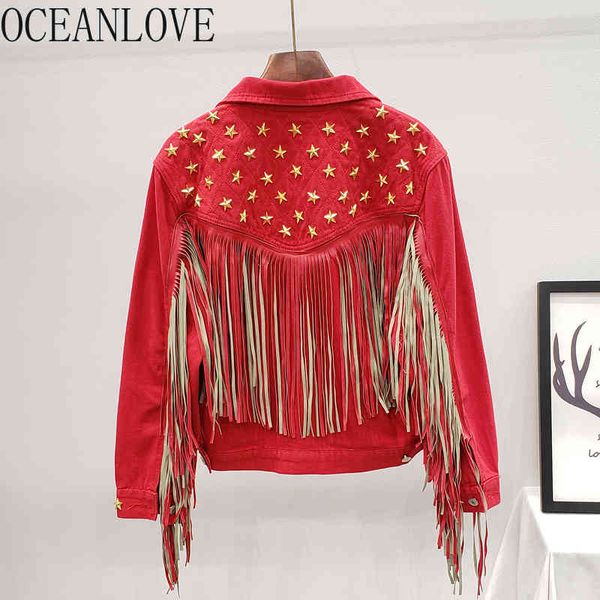 tassel streetwear chaqueta autumn solid rivets fashion women jackets denim vintage ropa de mujer 17530 210415, Black;brown
tassel streetwear chaqueta autumn solid rivets fashion women jackets denim vintage ropa de mujer 17530 210415, Black;brown