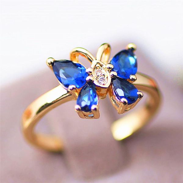 cluster rings rose gold color woman ring temperament female wild fashion butterfly inlaid stone zircon opening hand jewelry, Golden;silver
cluster rings rose gold color woman ring temperament female wild fashion butterfly inlaid stone zircon opening hand jewelry, Golden;silver