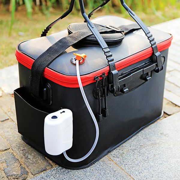 zipper fishing bucket folding eva bag live fish thicken box tank tackle for outdoor accessories
zipper fishing bucket folding eva bag live fish thicken box tank tackle for outdoor accessories