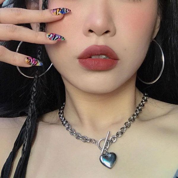 chains steel harajuku heart necklaces women love pendant collar choker punk rock creative bold chain neck ring jewelry, Silver
chains steel harajuku heart necklaces women love pendant collar choker punk rock creative bold chain neck ring jewelry, Silver