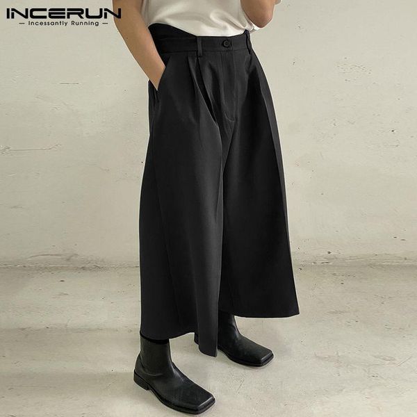 men's pants fashion loose comeforable trousers male solid pantalons casual streetwear cropped flared long s-5xl, Black
men's pants fashion loose comeforable trousers male solid pantalons casual streetwear cropped flared long s-5xl, Black