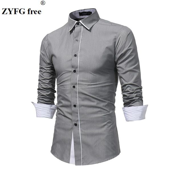 spring autumn men's shirts solid color long-sleeved tirn-down collar blouse business casual shirt male, White;black
spring autumn men's shirts solid color long-sleeved tirn-down collar blouse business casual shirt male, White;black