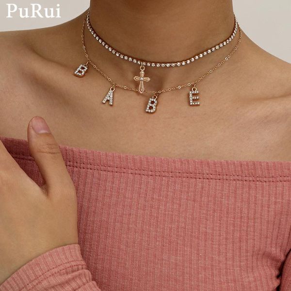 gothic letter cross pedant necklace korean buling crystal chain choker 2pcs/set hiphop party fashion jewelry gift pendant necklaces, Silver
gothic letter cross pedant necklace korean buling crystal chain choker 2pcs/set hiphop party fashion jewelry gift pendant necklaces, Silver
