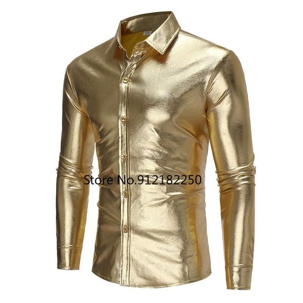 men's dress shirts shiny metallic gold paisley shirt men chemise homme 2021 fashion dance nightclub prom mens stage singer costumes, White;black
men's dress shirts shiny metallic gold paisley shirt men chemise homme 2021 fashion dance nightclub prom mens stage singer costumes, White;black