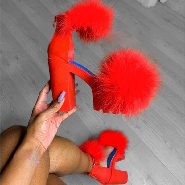 spring summer beach sandals ladies banquet women fur rubber high heel platform outdoor leisure buckle slippers dress shoes, Black
spring summer beach sandals ladies banquet women fur rubber high heel platform outdoor leisure buckle slippers dress shoes, Black