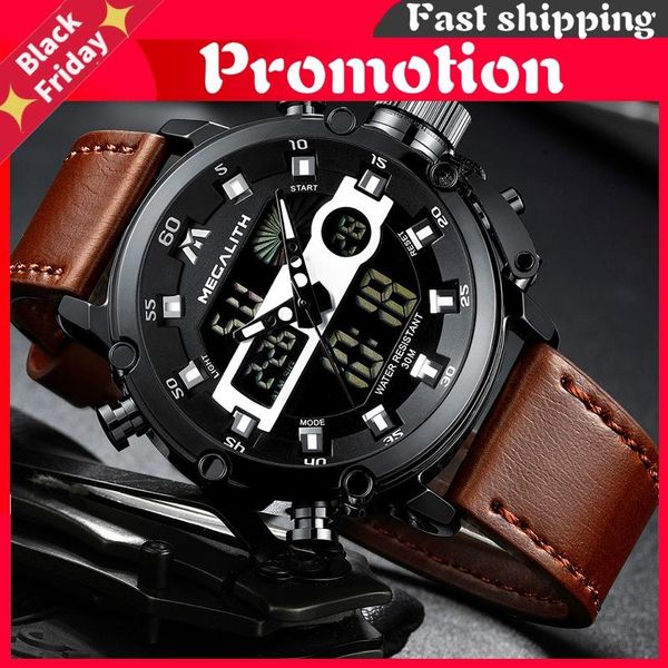 wristwatches relogio masculino 2021 men's dual dispay watch men multifunction waterproof luminous sport quartz 8051, Slivery;brown
wristwatches relogio masculino 2021 men's dual dispay watch men multifunction waterproof luminous sport quartz 8051, Slivery;brown