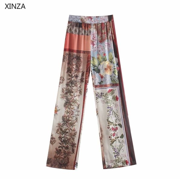 women's pants & capris vintage floral print high waist women patchwork elastic summer trouser chic side pockets female casual m6u, Black;white
women's pants & capris vintage floral print high waist women patchwork elastic summer trouser chic side pockets female casual m6u, Black;white