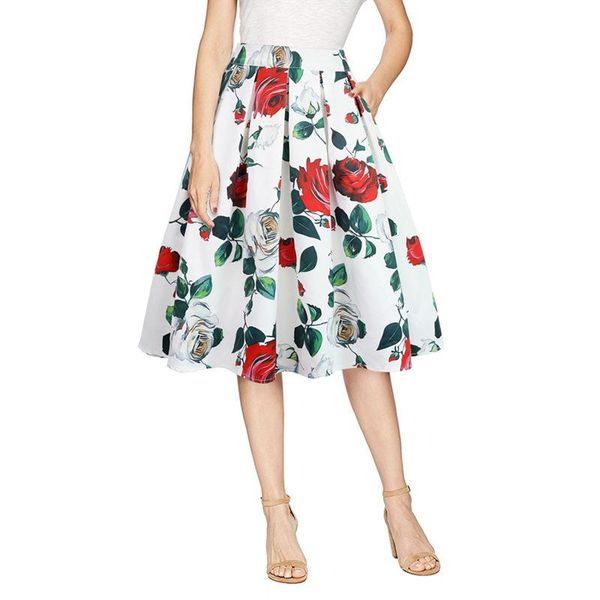 skirts yuoomuoo women summer print flowers pleated skirt casual knee-length plus size faldas mujer moda jupe femme, Black
skirts yuoomuoo women summer print flowers pleated skirt casual knee-length plus size faldas mujer moda jupe femme, Black
