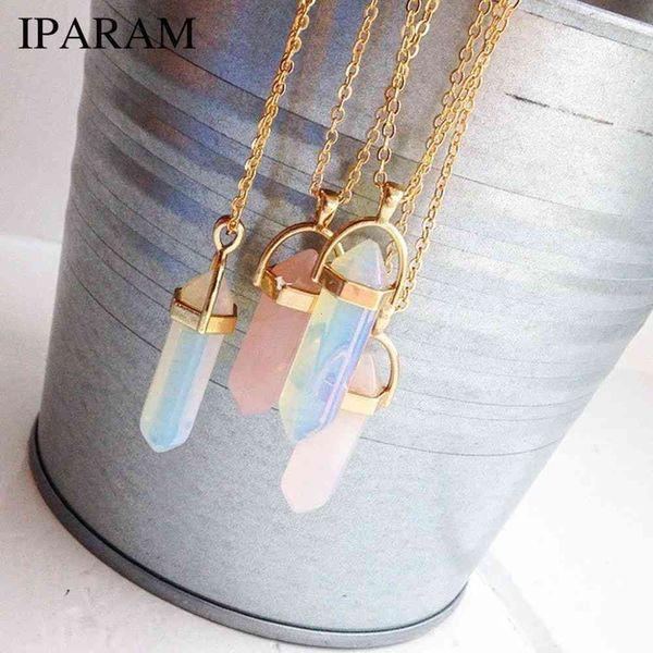 necklaces pendants iparam fashion trend crystals bohemian hexagon opal pendant female crystal gift 2021, Silver
necklaces pendants iparam fashion trend crystals bohemian hexagon opal pendant female crystal gift 2021, Silver