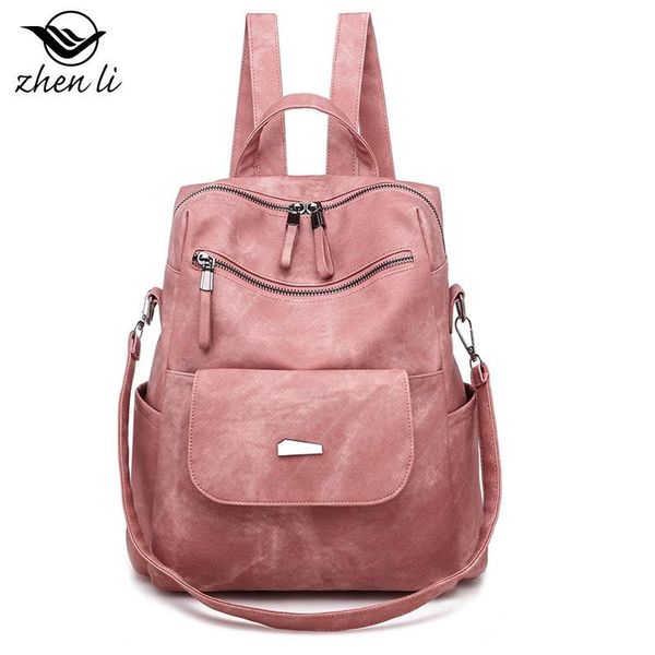 backpack zhenli 2021 style women's bag pu fashion retro women 
backpack zhenli 2021 style women's bag pu fashion retro women