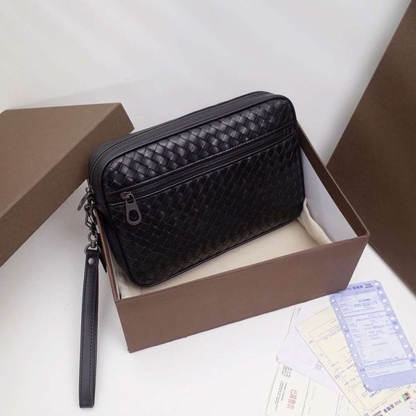 designer storage bageuropean style large genuine leather handwoven zipper around bag organizer wrist bags elegant hand bag black wallet
designer storage bageuropean style large genuine leather handwoven zipper around bag organizer wrist bags elegant hand bag black wallet