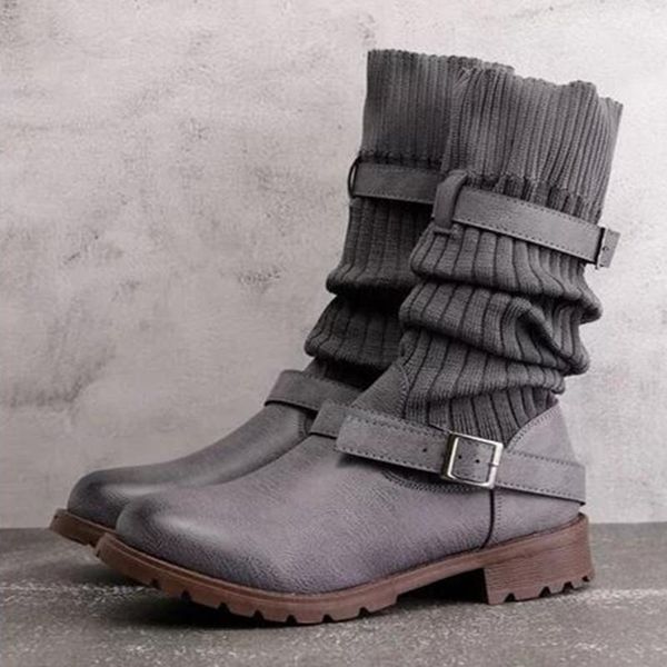 boots 2021 autumn winter long women fashion flats black grey stretch female shoes larger size botines vt15051
boots 2021 autumn winter long women fashion flats black grey stretch female shoes larger size botines vt15051